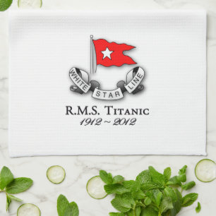 RMS Titanic 1912-2012 American MoJo Serviette de c