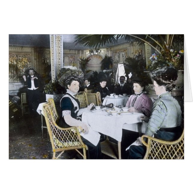 RMS Titanic 1st Class Passengers Enjoy Luxury (Front Horizontal)