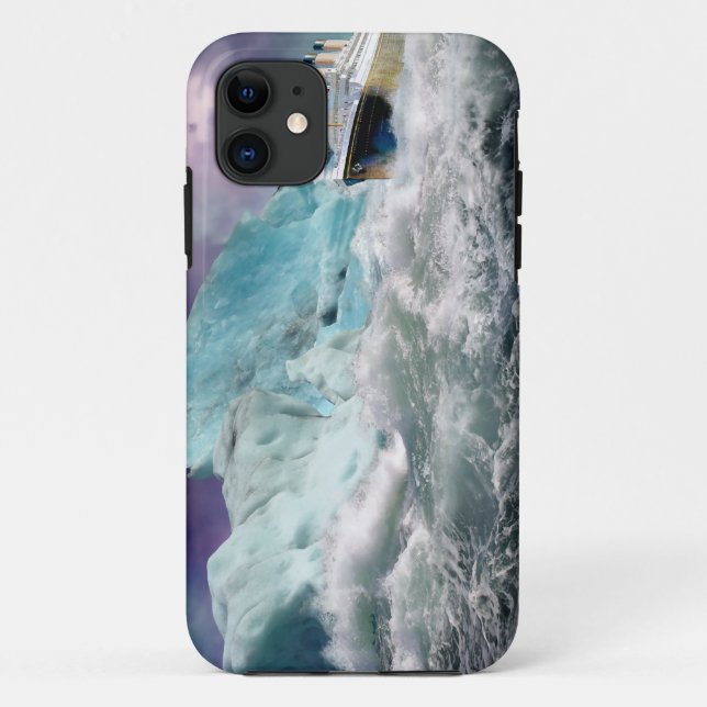 RMS Titanic and Iceberg Painting Case-Mate iPhone Case (Back)