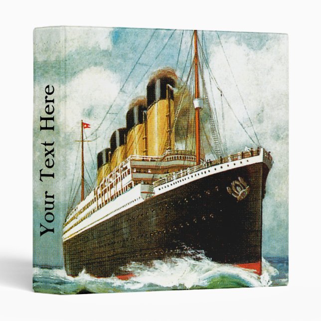RMS Titanic Binder (Front/Spine)