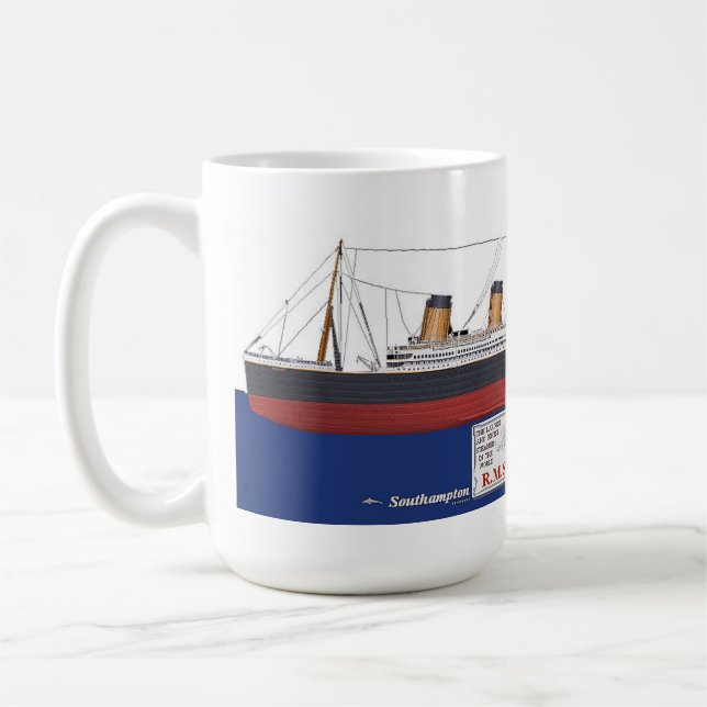 RMS Titanic Coffee Mug (Left)