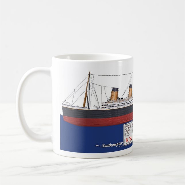 RMS Titanic Coffee Mug (Left)