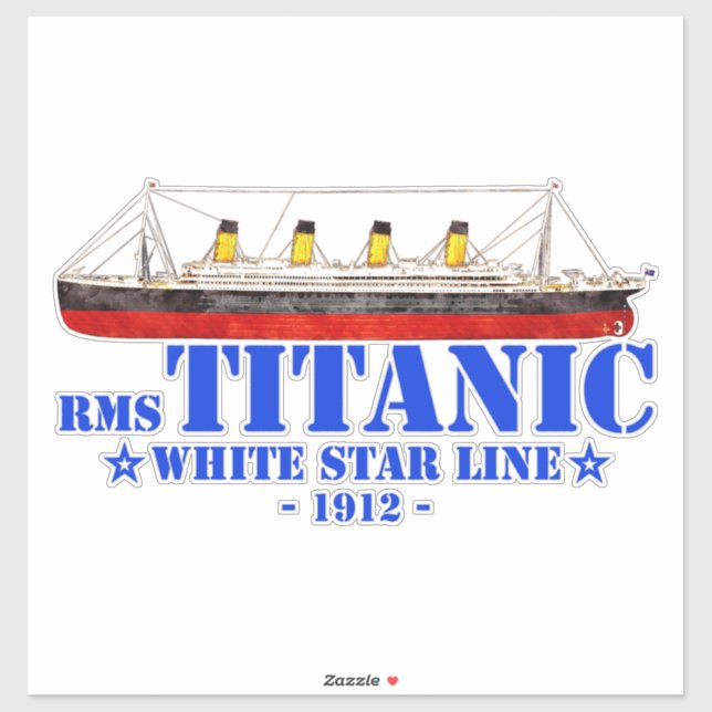 RMS Titanic Illustration - White Star Line 1912 (Sheet)