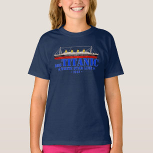 RMS Titanic Illustration - White Star Line 1912 T-Shirt