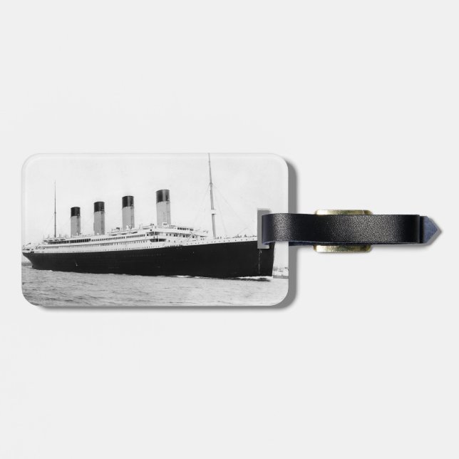 RMS Titanic Luggage Tag (Back Horizontal)