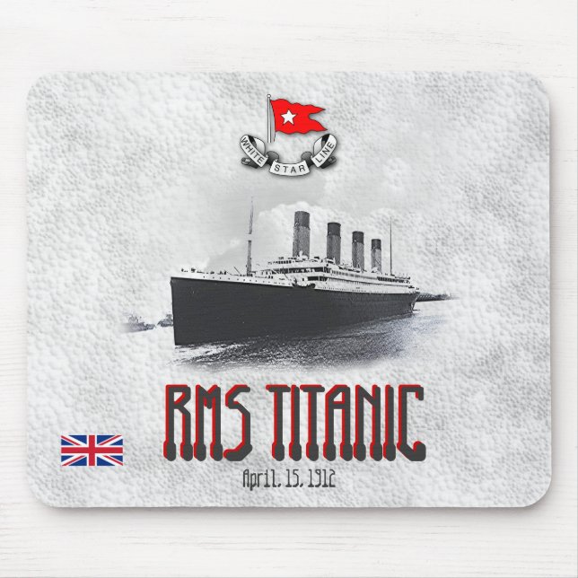 RMS Titanic Mouse Pad (Front)