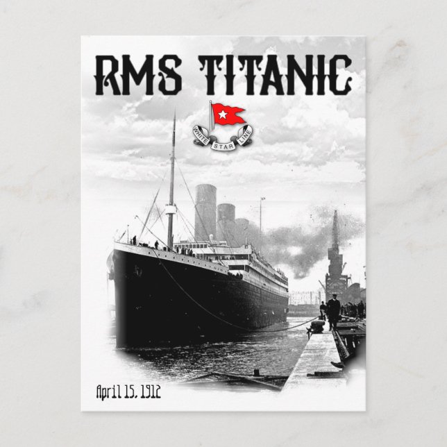 RMS Titanic Postcard (Front)