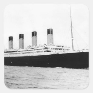 RMS Titanic Square Sticker