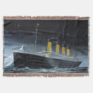 RMS Titanic Throw Blanket