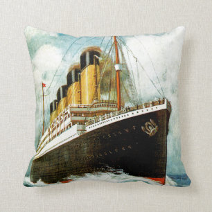 RMS Titanic Throw Pillow
