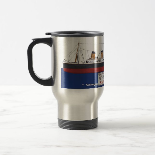 RMS Titanic Travel Mug (Left)