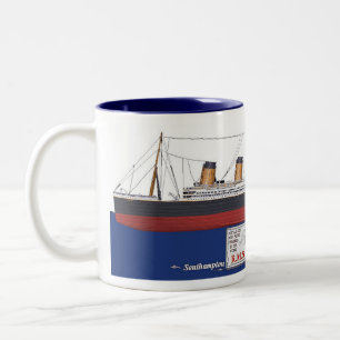 RMS Titanic Two-Tone Coffee Mug