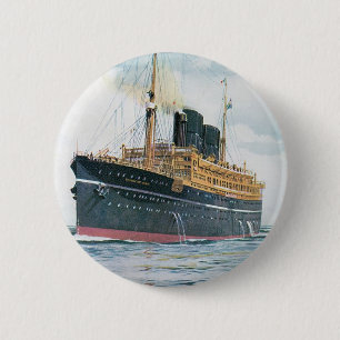 RMS Viceroy of India 2 Inch Round Button