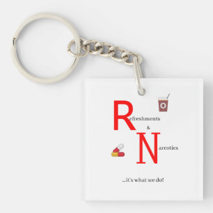 RN Funny Keychain