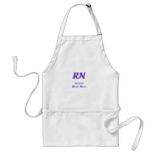 RN in purple Standard Apron