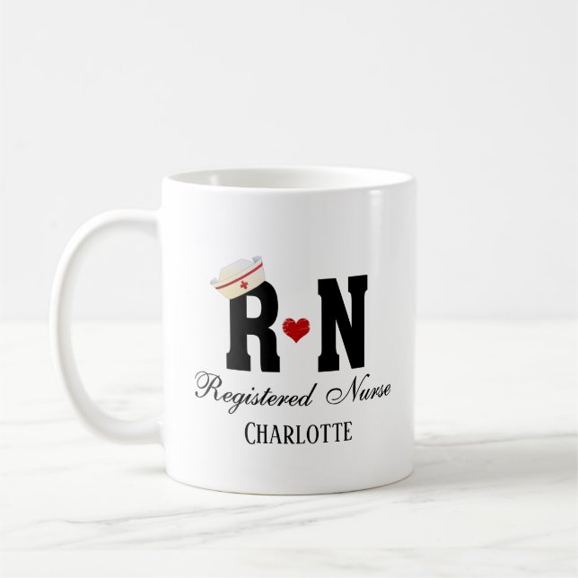 RN Infirmière inscrite au café Mug (Gauche)