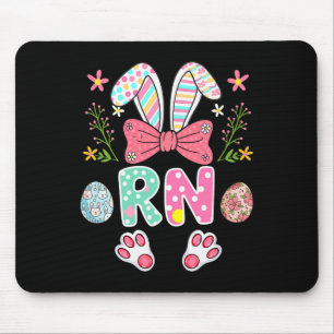 Rn Job Easter Bunny Women Costume Hunting Eggs Tea Mouse Pad