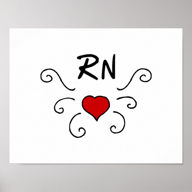 RN Love Tattoo Poster (Front)