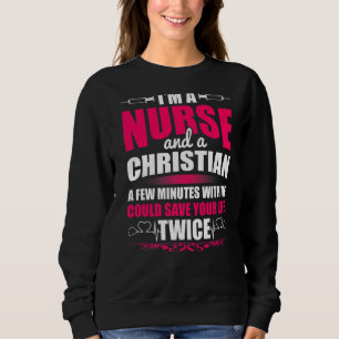 Rn Lvn Cna Nurse Grad Christian Cool Nursing Gradu Sweatshirt