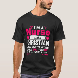 RN LVN CNA Nurse Grad Christian Cool Nursing Gradu T-Shirt