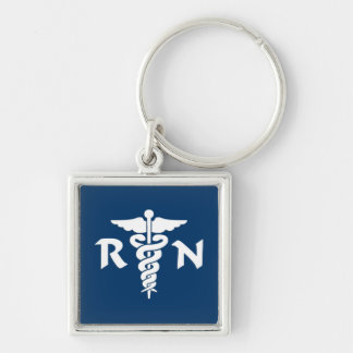 RN Medical Symbol Keychain