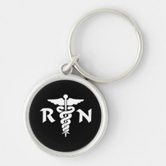 RN Medical Symbol Keychain