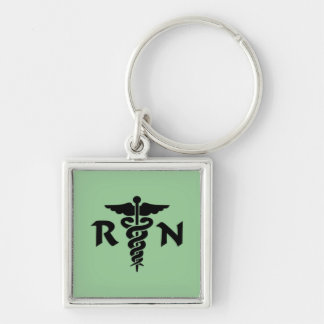 RN Medical Symbol Keychain