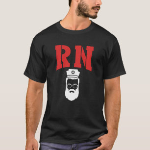 RN Murse Beard Male Registered Nurse Man RN Nurse  T-Shirt