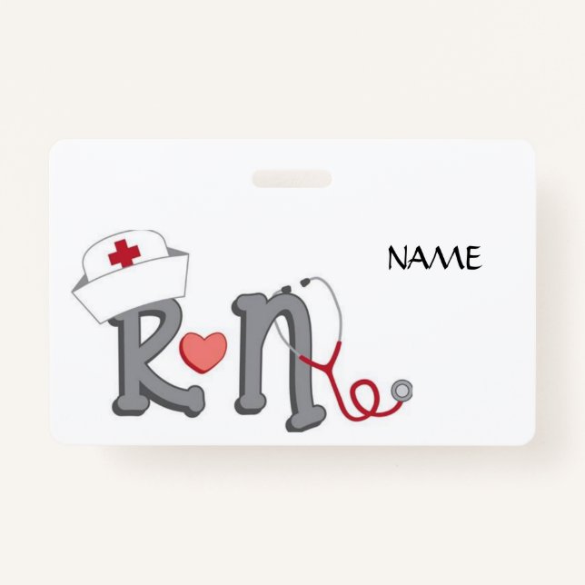 RN Name Badge (Front)