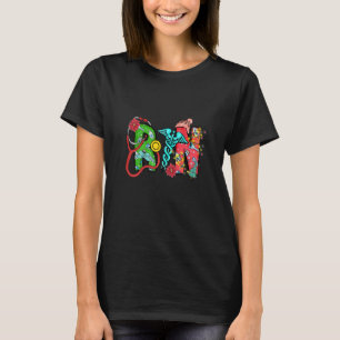 RN Nurse Christmas Nursing Group Nurse Stethoscope T-Shirt