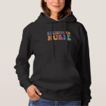 RN Nurse Groovy Registered Nurse Nursing School Wo Hoodie<br><div class="desc">RN Nurse Groovy Registered Nurse Nursing School Women</div>