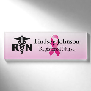 RN Nurse Name and Position Name Tag