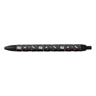 RN Nurse Nursing Student   Doctor Medical Pattern Black Ink Pen