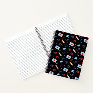 RN Nurse Nursing Student   Doctor Medical Pattern Notebook