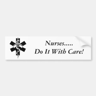 RN Nurses Bumper Sticker