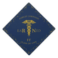 RN Nursing School EARNED IT Class Blue Gold
