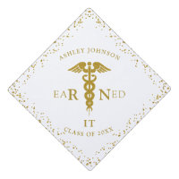 RN Nursing School EARNED IT Class Gold Glitter