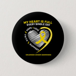 RN Pediatric Oncologist Childhood Cancer Awareness 2 Inch Round Button