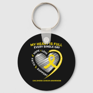 RN Pediatric Oncologist Childhood Cancer Awareness Keychain