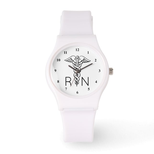RN Registered Nurse Watch | Caduceus Symbol (Front)