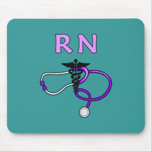 RN Stethoscope Mouse Pad