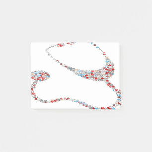 RN Stethoscope Post-it Notes