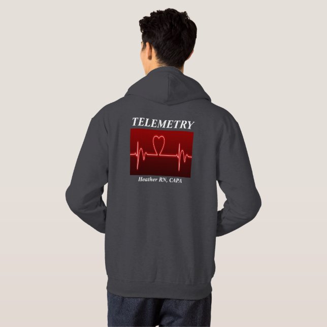 RN, Unit, Personalize, Name, Credentials, Hoodie (Back Full)