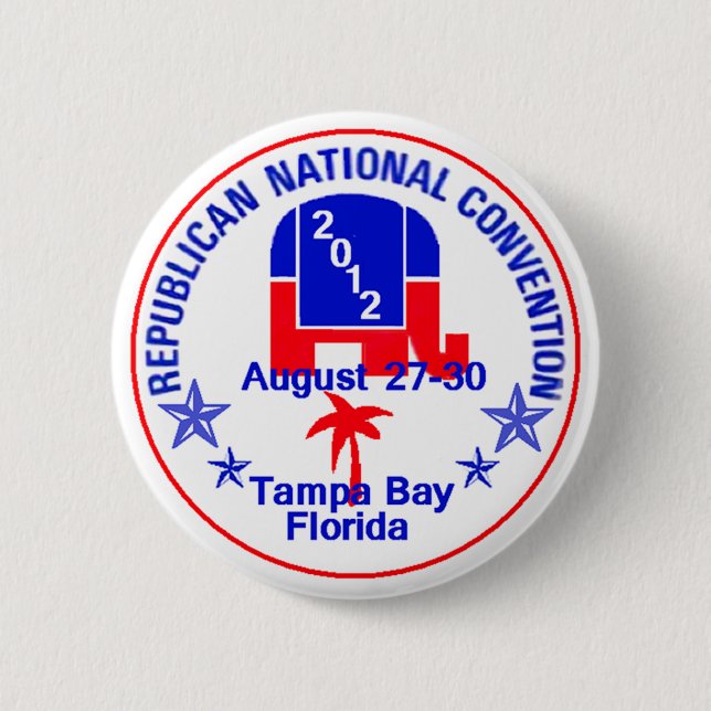 RNC Convention 2 Inch Round Button (Front)