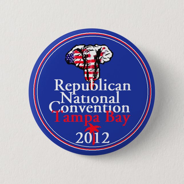 RNC Convention 2 Inch Round Button (Front)