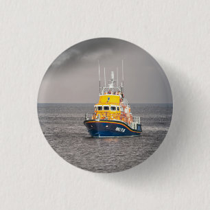 RNLI Lifeboat 1 Inch Round Button