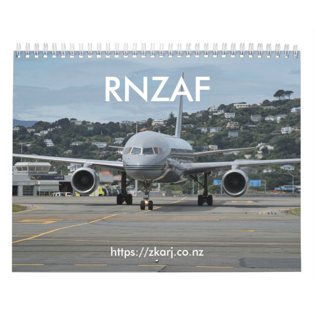 RNZAF - Calendrier de ZK-ARJ (milieu, mois de 2 (Protection)