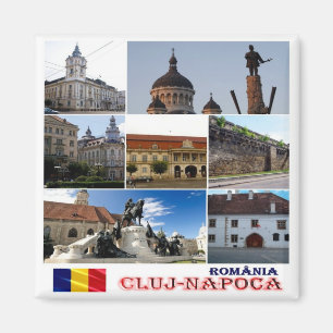 RO - Romania - Cluj-Napoca -  Mosaic Collage Magnet