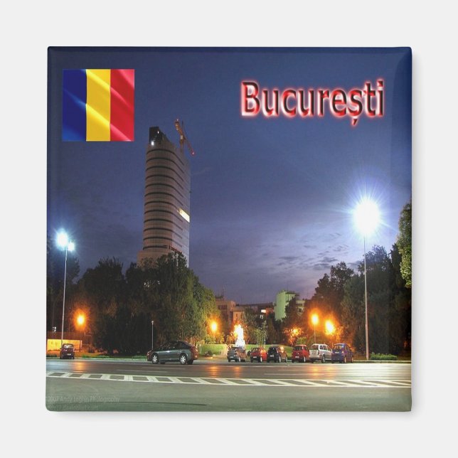 RO - Romania - Flag Magnet (Front)