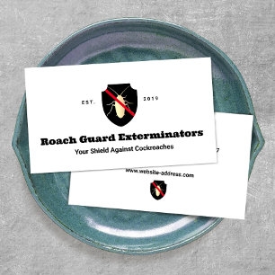 Roach Exterminator Pest Control Business Card